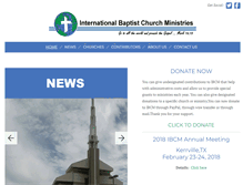 Tablet Screenshot of ibcmworld.com